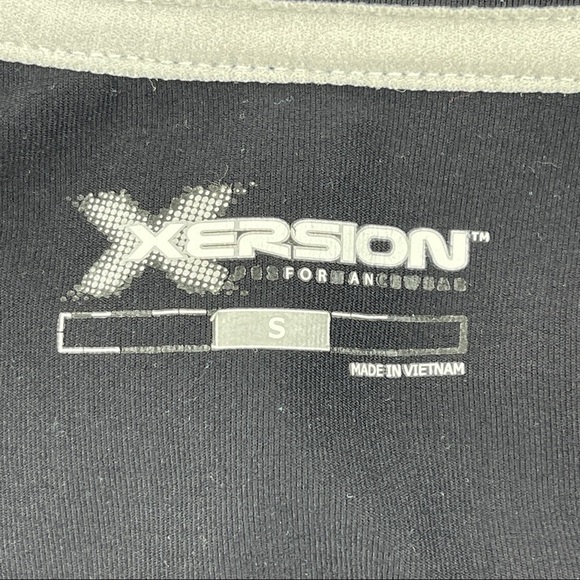 Xersion Pullover Shirt Boys Small Black Quarter Zip Long Sleeve - Picture 2 of 8